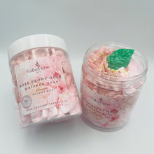 Load image into Gallery viewer, Rose Peony Gold Whipped Soap