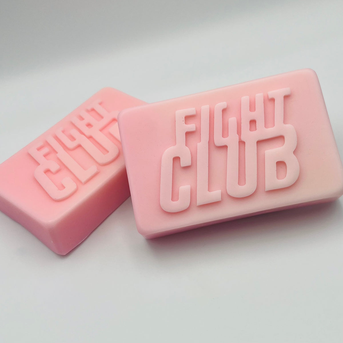 Savon Fight Club Rose - 75g, Végétalien, Sans Parfum - Pour Le Visage Et Le Corps