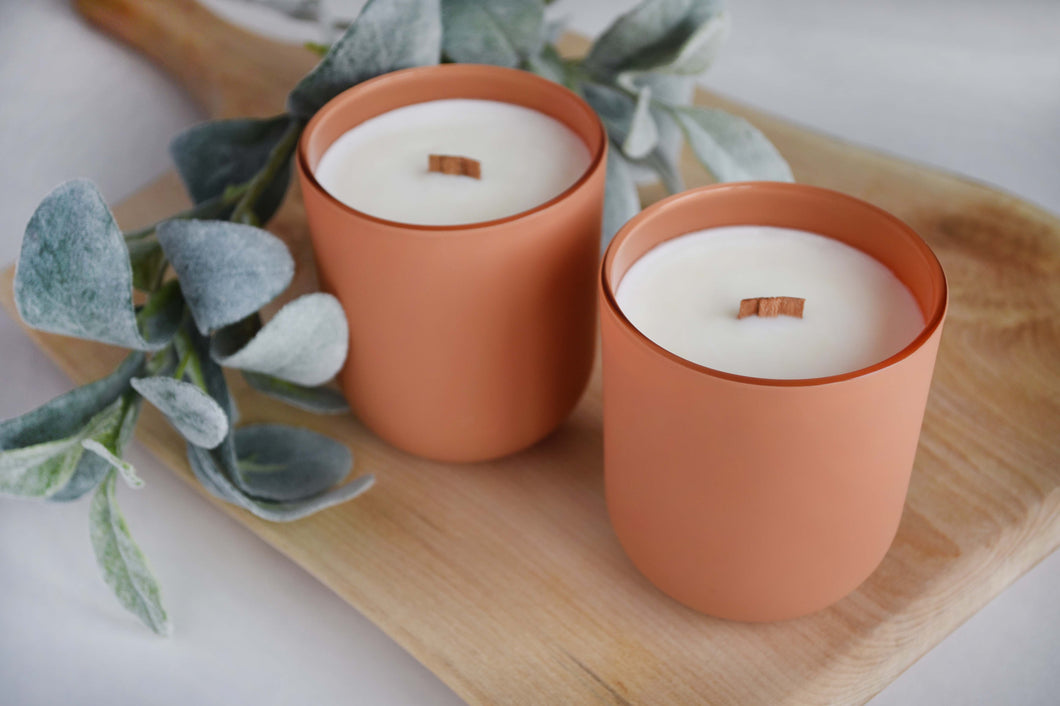 Peach Obsession Crackling Wood Wick Candle