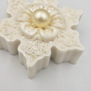 Snowflake Soap Bar