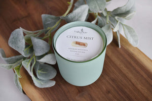 Citrus Mist Crackling Wood Wick Candle