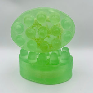 Cucumber Melon Loofah Soap Bar