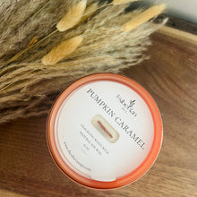 Load image into Gallery viewer, Pumpkin Caramel Crackling Wood Wick Candle
