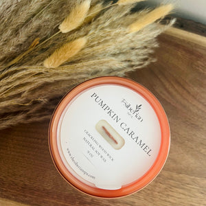 Pumpkin Caramel Crackling Wood Wick Candle