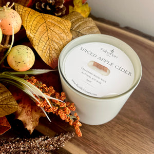 Spiced Apple Cider Crackling Wood Wick Candle