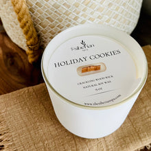 Load image into Gallery viewer, Holiday Cookies Crackling Wood Wick Candle
