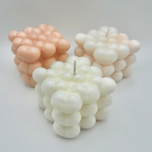 Hearts Cube Candle