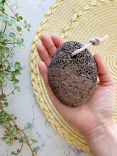 Load image into Gallery viewer, Lava Pumice Stone with Cotton Hanging Loop
