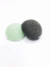 Load image into Gallery viewer, Konjac Sponge Biodegradable Green Tea | Zero Waste
