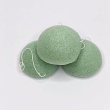 Load image into Gallery viewer, Konjac Sponge Biodegradable Green Tea | Zero Waste
