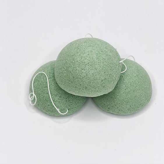 Konjac Sponge Biodegradable Green Tea | Zero Waste